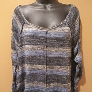 LS1 Free People Off Shoulder Long Sleeve Shirt XS . TP